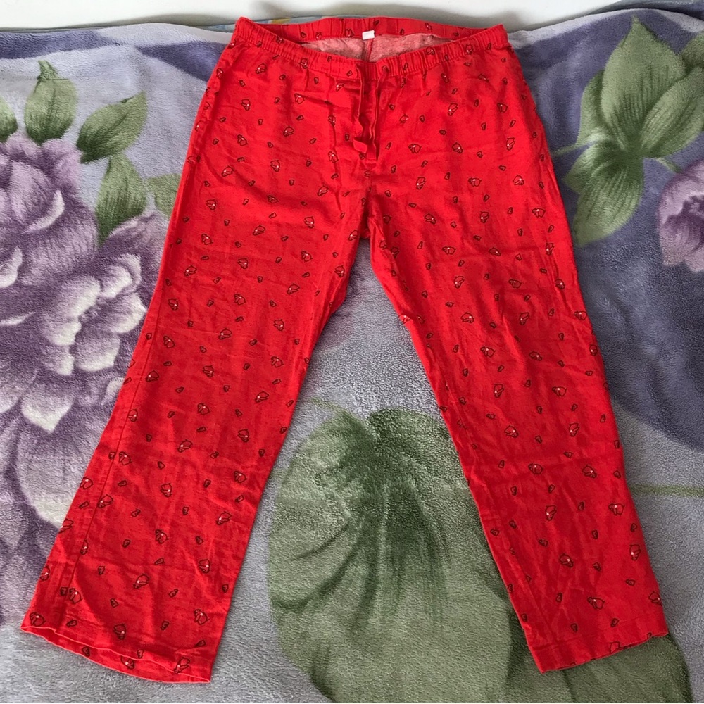 Old Navy Men’s Red Penguins Pajama Pant
